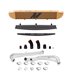 Kit intercooler Ford Fiesta ST Performance, 2014+ , Oro, Manguitos Negros, tuberías pulidas