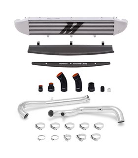 Kit intercooler Ford Fiesta ST Performance, 2014+ , Plata, Manguitos Negros, tuberías Plata