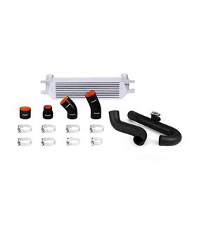 Kit Intercooler Ford Mustang EcoBoost, 2015+ Plata, Tubos Negros