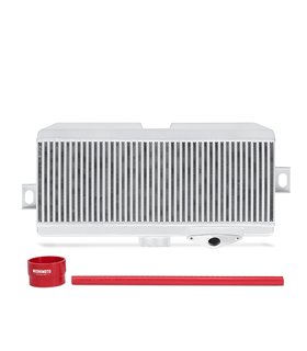 Kit superior Intercooler para Subaru WRX STI 2008-2014, Plata, mangueras Rojo 