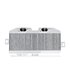 Kit superior Intercooler para Subaru WRX STI 2008-2014, Plata, mangueras Rojo 