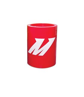 Manguito silicona recto 1,25", Rojo