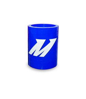 Manguito silicona recto 1,5", Azul