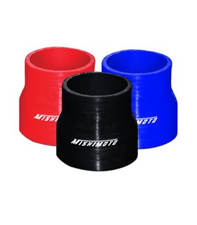 Manguito silicona reductor 2,5" a 3", Negro