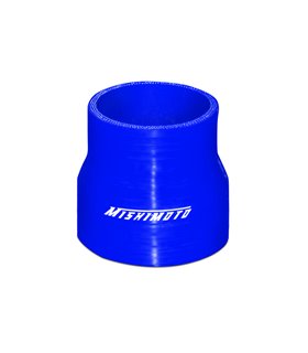 Manguito silicona reductor 2,5" a 3", Azul
