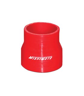 Manguito silicona reductor 2,5" a 3", Rojo