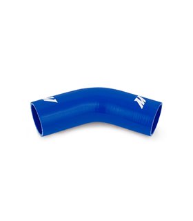 Manguito silicona 2,5" a 45º, Azul