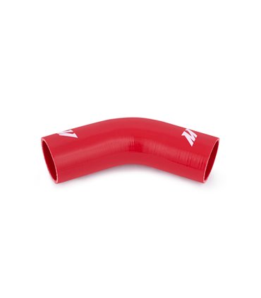 Manguito silicona 2,5" a 45º, Rojo
