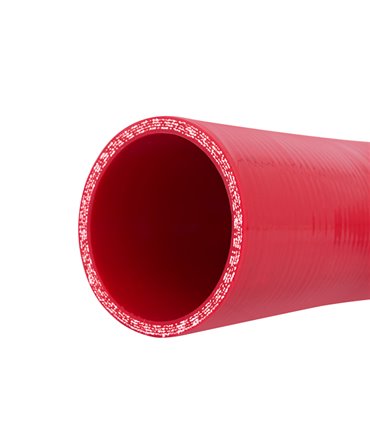 Manguito silicona 2,5" a 45º, Rojo
