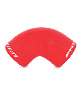 Manguito silicona 2,5" a 90º, Rojo