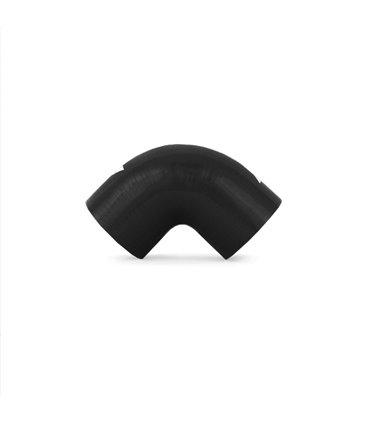 Manguito silicona 2,75" a 90º, Negro