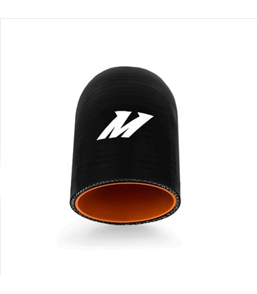 Manguito silicona 2,75" a 90º, Negro