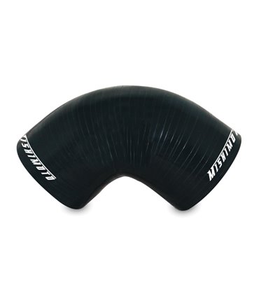 Manguito silicona 3" a 90º, Negro