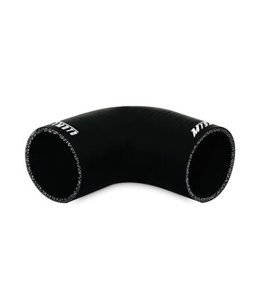 Manguito silicona 3" a 90º, Negro