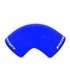 Manguito silicona 3" a 90º, Azul