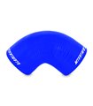 Manguito silicona 3" a 90º, Azul