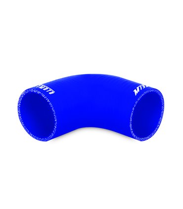 Manguito silicona 3" a 90º, Azul