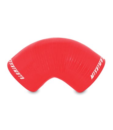 Manguito silicona 3" a 90º, Rojo
