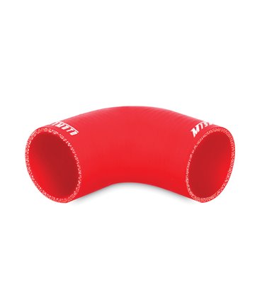 Manguito silicona 3" a 90º, Rojo