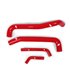 Kit manguitos de silicona Ford Escort Cosworth 92-94 Rojo