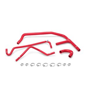 Kit manguitos de silicona auxiliar Ford Mustang EcoBoost 2015+ Rojo