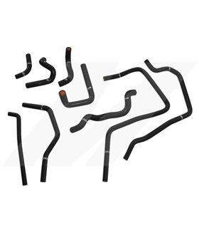 Kit manguitos de silicona auxiliares Subaru WRX 01-05 Negro