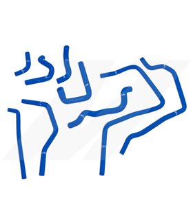 Kit manguitos de silicona auxiliares Subaru WRX 01-05 Azul
