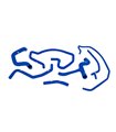 Kit de manguitos de silicona del radiador  Ford Focus 2.0L 2000-2007 , Azul