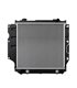 Radiador de agua tipo original Jeep Wrangler YJ L4 y L6 87-95, LHD automática y manual