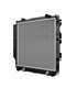 Radiador de agua tipo original Jeep Wrangler YJ L4 y L6 87-95, LHD automática y manual