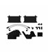 Kit radiador de aceite  Mitsubishi Lancer Evolution 10, 08+ Negro