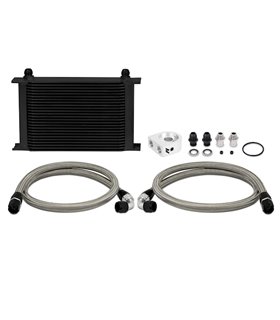 Kit radiador universal 25 filas Negro