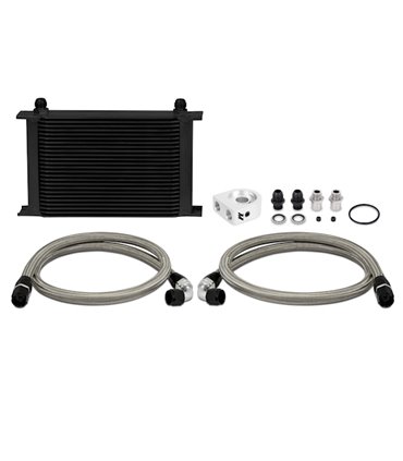 Kit radiador universal 25 filas Negro