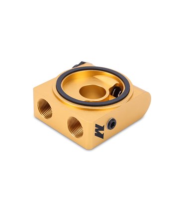 Placa sandwich de aceite con termostato en parte trasera para tornillo M22
