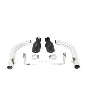 Silenciosos finales Race Ford Mustang GT 2015+, colas en negro