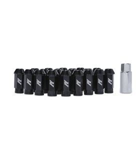 Tuercas aluminio para llantas, M12 x 1.25, Negro
