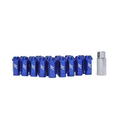 Tuercas aluminio para llantas, M12 x 1,25, Azul