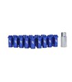 Tuercas aluminio para llantas, M12 x 1,25, Azul