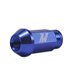 Tuercas aluminio para llantas, M12 x 1,25, Azul