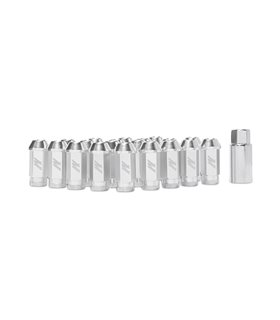 Tuercas aluminio para llantas, M12 x 1,25, Plata