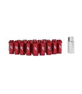 Tuercas aluminio para llantas, M12 x 1,5, Rojo