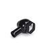 Banjo con perno M20 x 5/8 Rec. Negro