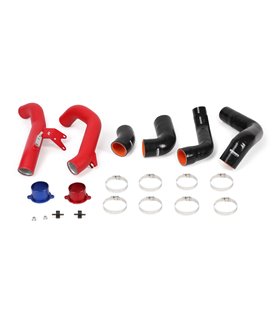 Honda Civic 1.5T/Si Performance Intercooler Pipe Kit, 2016+, Rojo arrugado