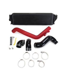 Honda Civic Type R Performance Intercooler Kit, 2017+, Intercooler Negro, Tubería roja