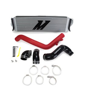 Honda Civic Type R Performance Intercooler Kit, 2017+, Intercooler Plata, Tubería roja