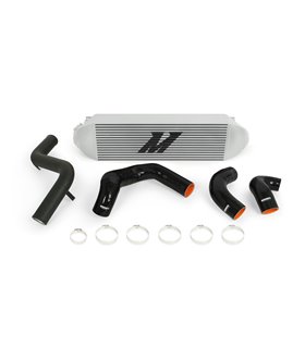 Ford Focus ST Intercooler Kit, 2013+, Cooler Plata, Tubos negros
