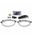 Honda Civic Type R Ajuste directo Oil Cooler Kit, 2017+, Plata