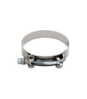 Abrazadera de acero inoxidable con T-Bolt, 3.62" - 3.93" (92 mm - 100 mm)