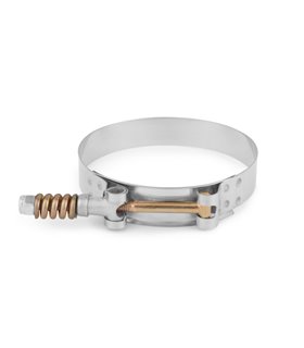 Abrazadera de acero inoxidable con T-Bolt, 4.09" - 4.41" (104 mm - 112 mm)