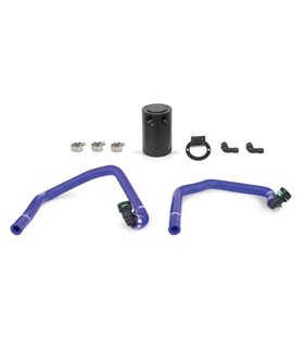 Ford Mustang EcoBoost Baffled Oil Catch Can, PCV Side, 2015+ Azul